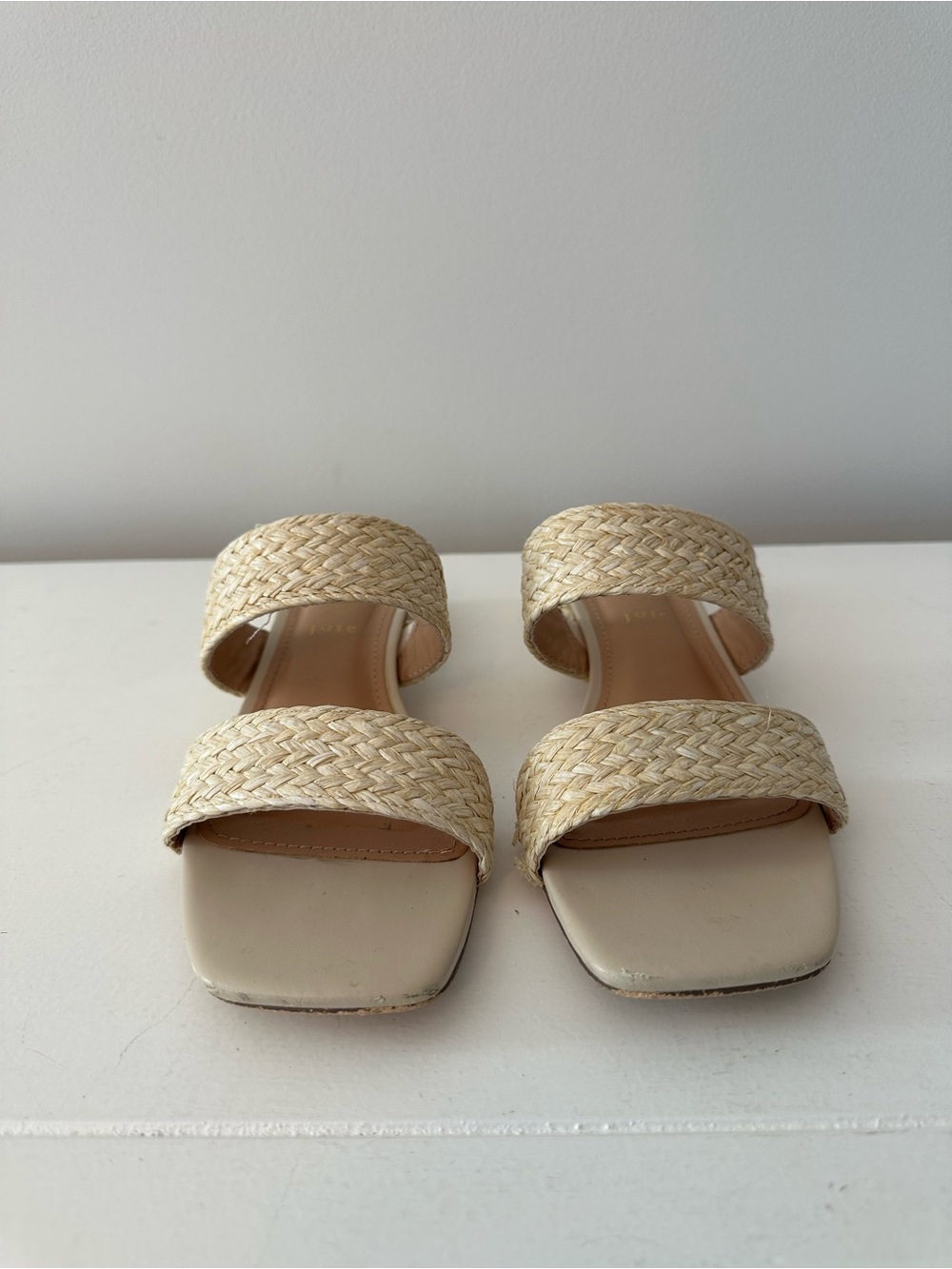 Joie Niki braided raffia sandals size 7.5